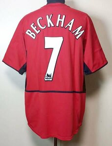 ベッカム マンチェスターユナイテッド ナイキ 02-04 レプリカユニフォーム M David Beckham Manchester United ボーダフォン ヴィンテージ