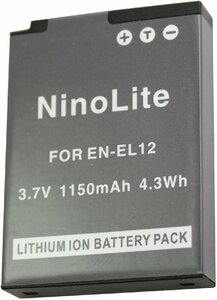 Nikon EN-EL12 互換バッテリー COOLPIX S9700 P340 AW120 等 対応