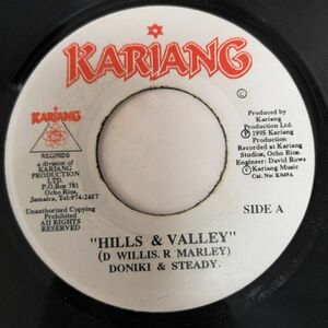 ジャマイカ7 Doniki & Steady Ranks Hills & Valley K049 Kariang Records /00080