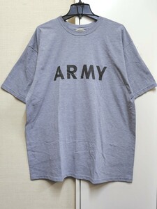 [送料無料](r20c6)XLアーミーU.S ARMY米陸軍支給品usaアメリカ輸入古着半袖プリントTシャツオーバーサイズゆるだぼミリタリー米軍実物