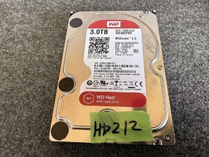 【送60サイズ】 WD WDC WD30EFRX-68EUZN0 3TB 使用3339時間 3.5インチSATA HDD 中古品