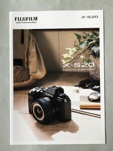 富士フィルム X-S20 デジタル一眼カメラ カタログ 2023年6月 パンフレット　FUJIFILM