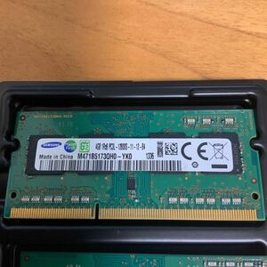 Samsung製　ノートPC用メモリ 4GB PC3L-12800S