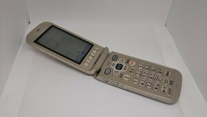 M020 docomo FOMA らくらくホン F-01G FUJITSU 富士通/ガラケー/ケータイ 簡易動作確認＆簡易清掃＆初期化OK 判定○ 現状品 送料無料　