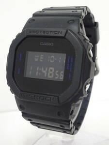 (つ-U-502)G-SHOCK ジーショック 腕時計 DW-5600VT au STAR LIMITED MODEL デジタル ブラック CASIO カシオ 動作品 中古