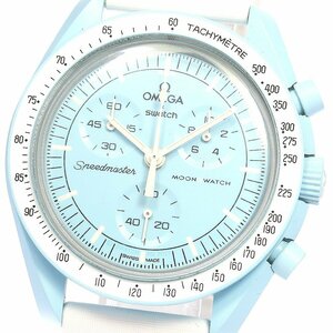 スウォッチ Swatch SO33L100 OMEGA×Swatch MISSION TO URANUS クォーツ メンズ 箱・保証書付き_791237