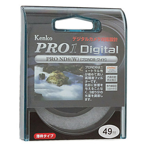 【ゆうパケット対応】Kenko カメラ用フィルター 49mm 光量調節用 49S PRO1D プロND8 [管理:1000024497]