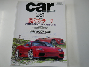car magazine/1999-5/フェラーリ360 MODENA詳細　ほか