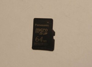 Panasonic 64MB micro SDカード