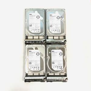 S6020264 DELL 2TB SAS 7.2K 3.5インチ HDD 4点【中古動作品】