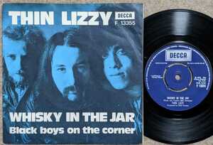 Thin Lizzy-Whisky In The Jar/Black Boys On The Corne★英Orig.美盤7"/マト1