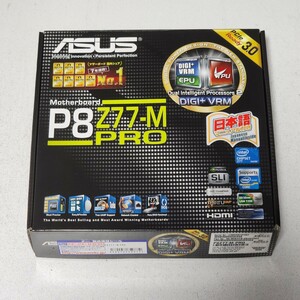 ASUS P8Z77-M PRO IOパネル付属 LGA1155 MicroATXマザーボード 第2・3世代CPU対応 最新Bios 動作確認済 PCパーツ