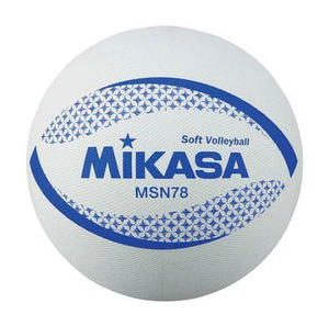 MIKASA ソフトバレーボール 円周78cm 検定球 MSN78-W ホワイト