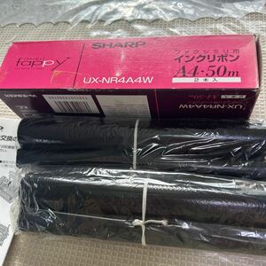 ★SHARP★ファクシミリ用★インクリボン★UX-NR4A4W★fappy★ファッピィ★A4.50m×2本入★長期保管品★