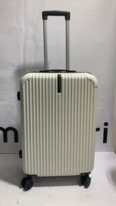 スーツケース　Mサイズ　ホワイト　キャリーバック　キャリーケース　SC171-24-WH　F030