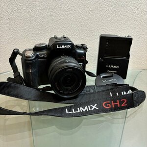 Ω希少品！【Panasonic パナソニック LUMIX ルミックス ミラーレス一眼レフ カメラ 本体 充電器 DMC-GH2 G VARIO 1:4-5-5.6】NA01155