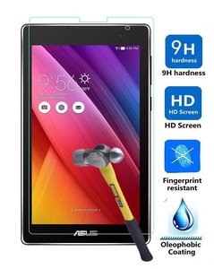 ガラス フィルム Asus ZenPad 8.0 Z380C 強化ガラス 液晶保護フィルム 耐指紋 撥油性 9H 0.3mm 2.5D ラウンドエッジ加工