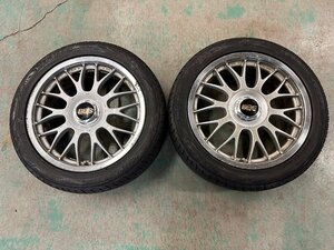 BBS RG244 17インチ アルミホイール 8J +38 5H PCD114.3 235/45R17 2本set P240121c