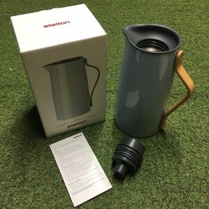 GX1165 Stelton ステルトン Emma バキュームジャグコーヒー X-200 コーヒー 1.2L ブルー インテリア キッチン用品 未使用 保管品 ポット