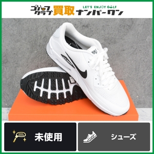 【未使用品 人気ブランド】ナイキ NIKE AIR MAX 90G スパイクレスシューズ ホワイト/ブラック サイズ25.5cm エアマックス ゴルフシューズ