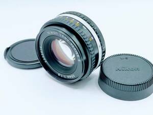 ★美品★ ニコン Nikon LENS SERIES E 50mm F1.8 Ai-S 薄型 単焦点 MFレンズ #161