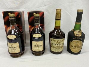 E010 古酒 未開栓 4点セット Hennessy VSOP cognac NAPOLEON 700ml 40％ ブランデー コニャック