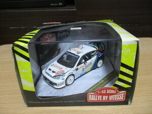 ビテス　1/43　「　フォード　フォーカスRS　WRC　」　＃7　2004y　モンテカルロラリー　・送料 400円（レターパック発送）　ケースにヒビ