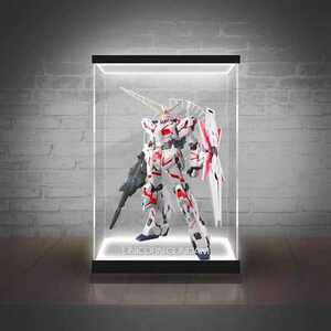 MGEX ユニコーンガンダム Ver.Ka 機動戦士ガンダムUC 1/100 ☆専用☆ フィギュアケース 展示ケース LED 照明 コレクション ショーケース