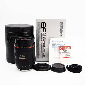 Canon キヤノン Zoom Lens EF 28-80mm F2.8-4.0 L 【元箱・ケース・説明書・元値札付き】