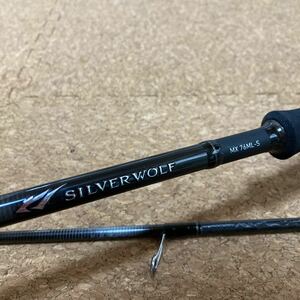 ダイワ シルバーウルフMX 76ML-S・Q スピニングモデル 2ピース チニング 美品 SILVER WOLF