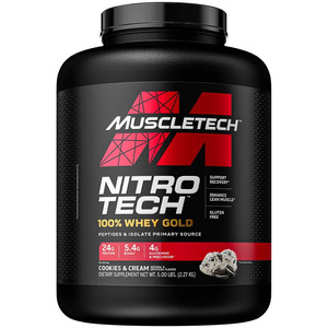 マッスルテック ナイトロテック プロテイン 2.27Kg クッキー＆クリーム味 Muscletech Nitro tech