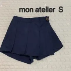 mon atelier    プリーツラップパンツ　S