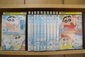 DVD クレヨンしんちゃん TV版傑作選 第6期 全12巻 ※ジャケット難あり ※ケース無し発送 レンタル落ち ZN566