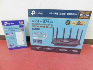 新品未使用　tp-link　ルーター　中継器　Wi-fi6　AX73　AX1800