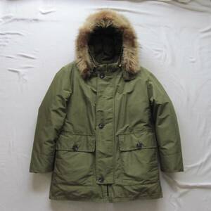 ☆デッド 60s エディーバウアー ポーラーパーカー (S) 日の出タグ / Eddie Bauer / polar parka / 60s ダウン カラコラム 黒タグ VINTAGE 