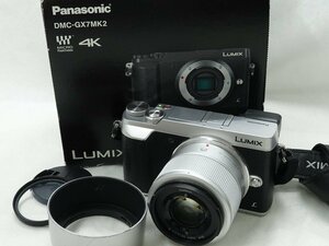 ◎【1スタ！】実用品 Panasonic パナソニック LUMIX GX7 Mark II DMC-GX7MK2 25mmF1.7 マイクロフォーサーズミラーレス一眼 カメラ