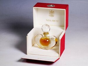 K05042【NINA RICCI ニナリッチ】FAROUCHE ファルーシュ パルファム 香水 LALIQUE ラリック クリスタルガラス ボトル 共箱