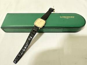 【AS 22513】1円スタート LONGINES ロンジン 金無垢 時計 18K 750刻印 ベゼルダイヤ 140 7381 総重量約24.5g 不動品 ケース劣化有 現状品