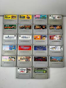♪【中古】Nintendo スーパーファミコン ソフト 22本 まとめ 任天堂 スーファミ カセット 動作未確認 ＠80(5)