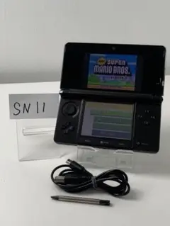 ニンテンドー 3DS コスモブラック すぐ遊べるセット ROWA新品バッテリー付