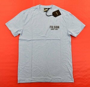 送料無料4★Filson★フィルソン Buckshot T-シャツ size:S ブルーバズソー