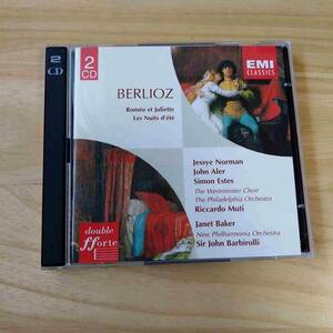 CD/輸入盤/EMI/2枚組　ベルリオーズ　ロメオとジュリエット、夏の夜　ムーティ指揮　フィラデルフィア管　他　N6