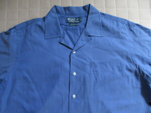 USA購入 ビンテージ ９０S POLO RALPH LAUREN CALDWELL シルク コットン オープンカラー シャツ VINTAGE 古着 アメカジ ラルフローレン OLD