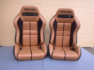 RECARO SR　カスタム　張替済み　2脚セット　内装～リヤーシート制作～