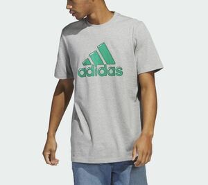 値下げ 新品 未使用 adidas 新たなひねりを加えた、色鮮やかな アディダスの クラシックTシャツ サイズXL ロゴ