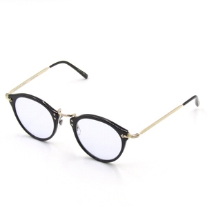 OLIVER PEOPLES オリバーピープルズ サングラス OP-505 ボストン コンビ 日本製 オプテックジャパン期 BK ゴールド/ブラック 50017596