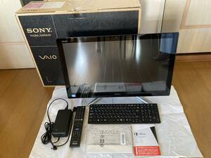 ★ソニーSONY バイオVAIO パソコン Lシリーズ SVL2413AJ 24型HD液晶 一体型デスクトップPC タッチパネル TVチューナー有 難あり品