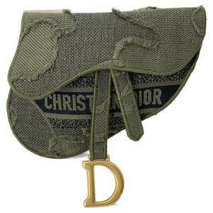 クリスチャン・ディオール ウエストバッグ サドルバッグ キャンバス S5632CWAH Christian Dior 【安心保証】