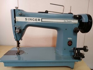 SINGER Blue Champion 188u シンガー 工業用 ミシン 本体のみ レトロ アンティーク 不動 ジャンク中古