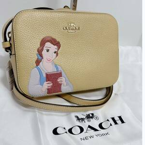 coach コーチ　ショルダーバッグ　美女と野獣　ベル　ディズニー